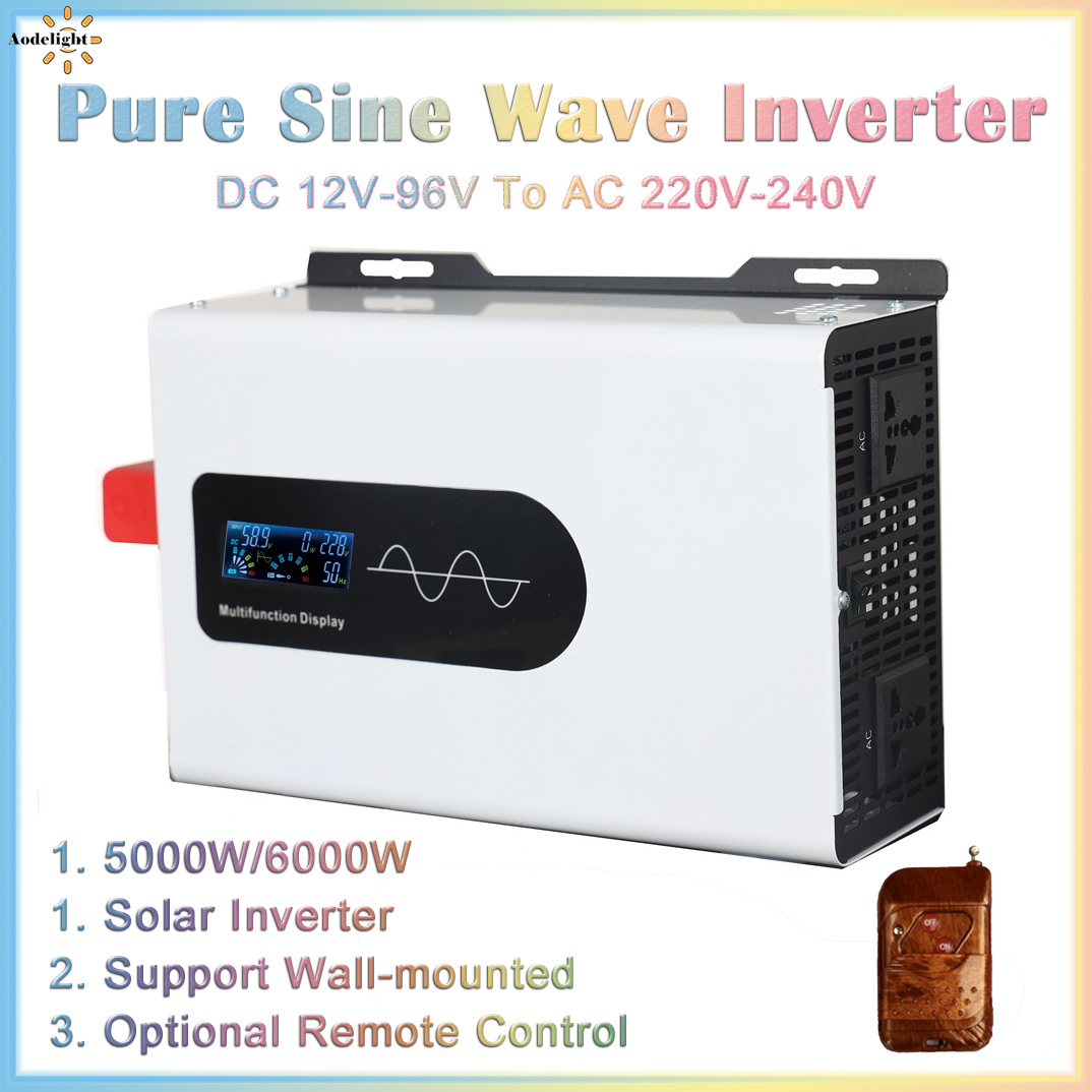 Off Grid Solar Inverter 48V 6000W - Falownik czysta fala sinusoidalna 12v 220v