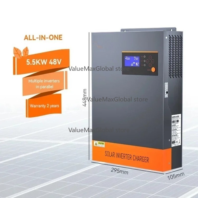 Hybrid Solar Inverter 5.5Kw Mppt 48V - Fabryczny falownik solarny hybrydowy 5.5KW 5.5KVA