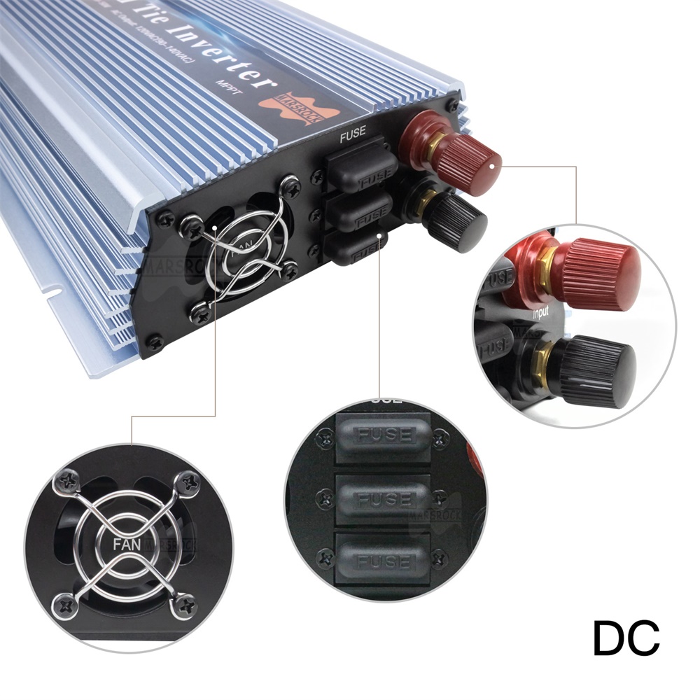Micro Inverter 1400W Solar Grid Tie - Mikroinwerter solarny sieciowy 1000-1400W, 20-50VDC na