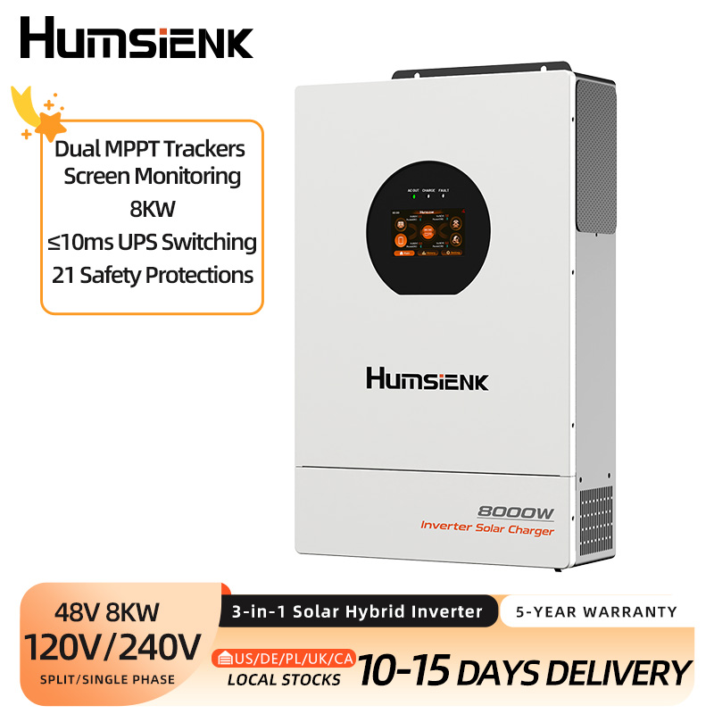 Mppt Hybrid Inverter 48V 8Kw 3 Phase - Humsienk 48V 8KW 3-w-1 Solarny Inwerter