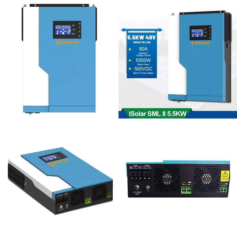 Hybrid Solar Inverter 5.5Kw Mppt 48V - Kontroler solarny 3.5KW 5.5KW Hybrydowy Inwerter