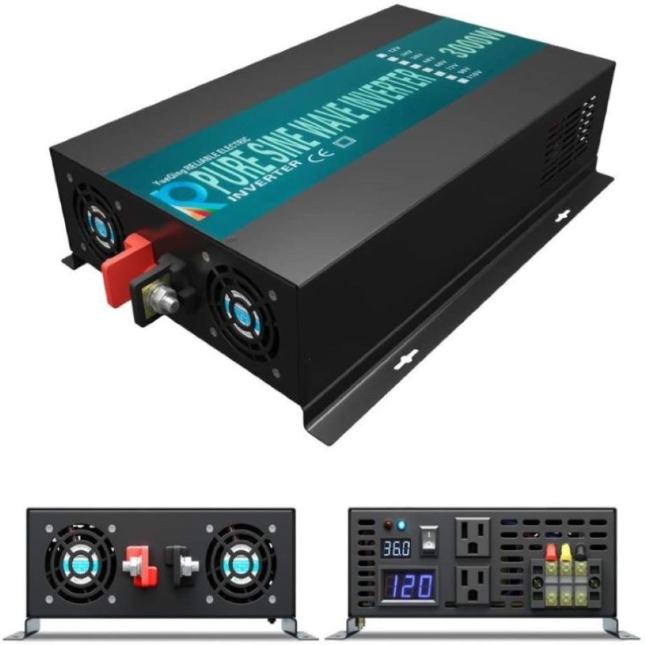Inverter Pure Sine Wave 60Hz 120V 3000W - Falownik czystej fali sinusoidalnej 3000W Generator