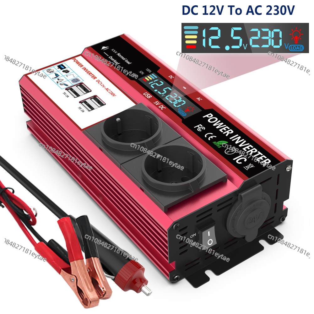 Przetwornica napięcia 12V na 2 – Power Inverter 12V 220V 4000W Continuous recenzja i cena