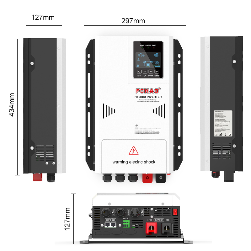 Fchao Solarny Inwerter Hybrydo – Hybrid Solar Inverter 5.5Kw Mppt 48V recenzja i cena