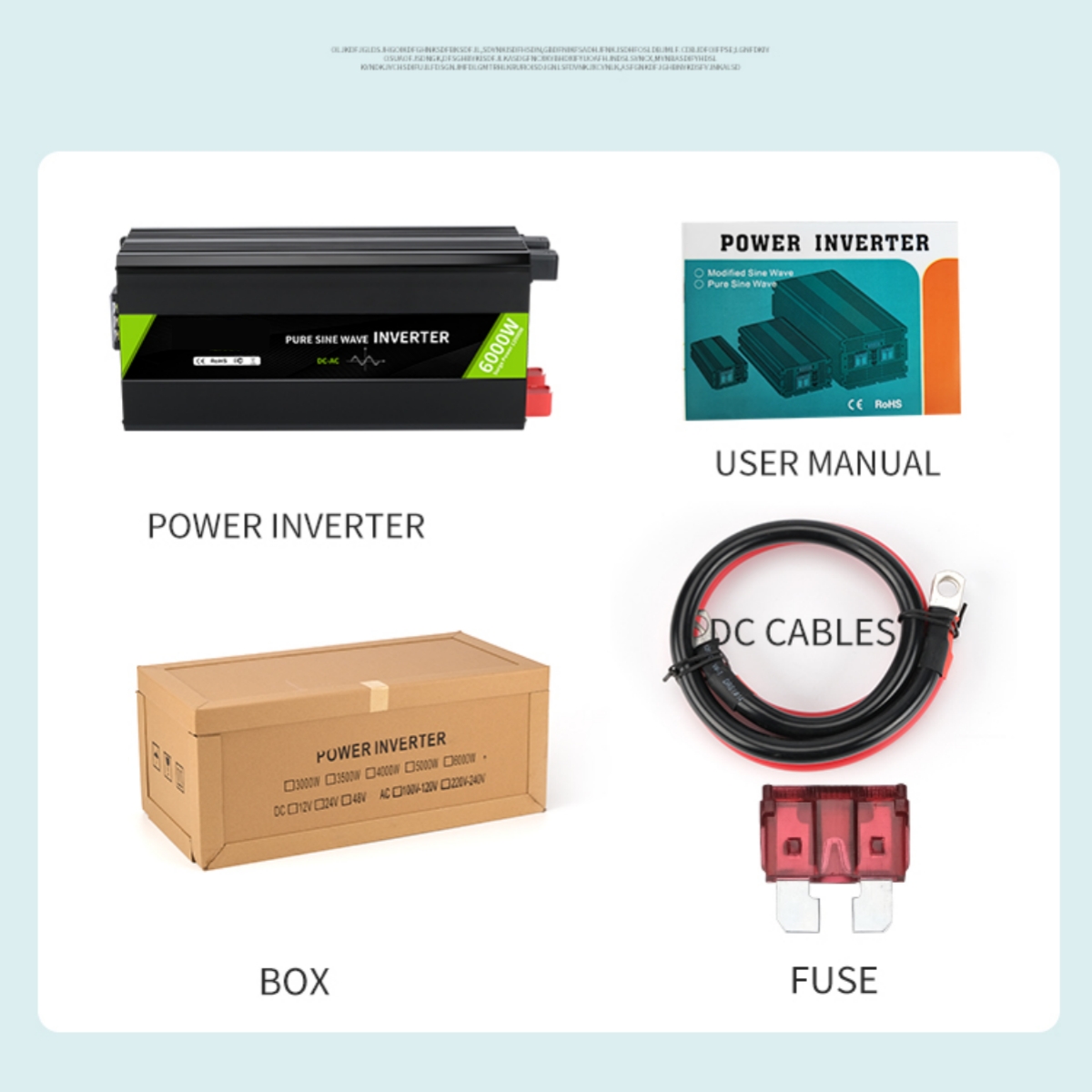 Myami 5000W 12V 24V 48V DC na  – Pure Sine Wave Inverter 5000W 48V 220V recenzja i cena