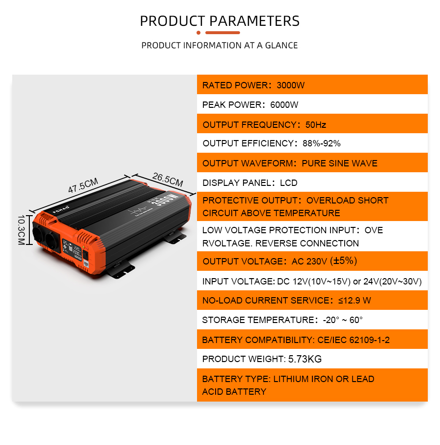 Inwerter sinusoidalny off-grid – Off Grid Solar Inverter 48V 6000W recenzja i cena