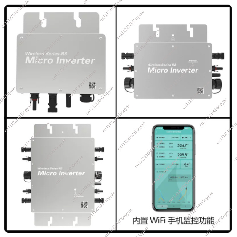 Mikroinwerter sieciowy WVC 350 – Micro Inverter 1400W Solar Grid Tie recenzja i cena