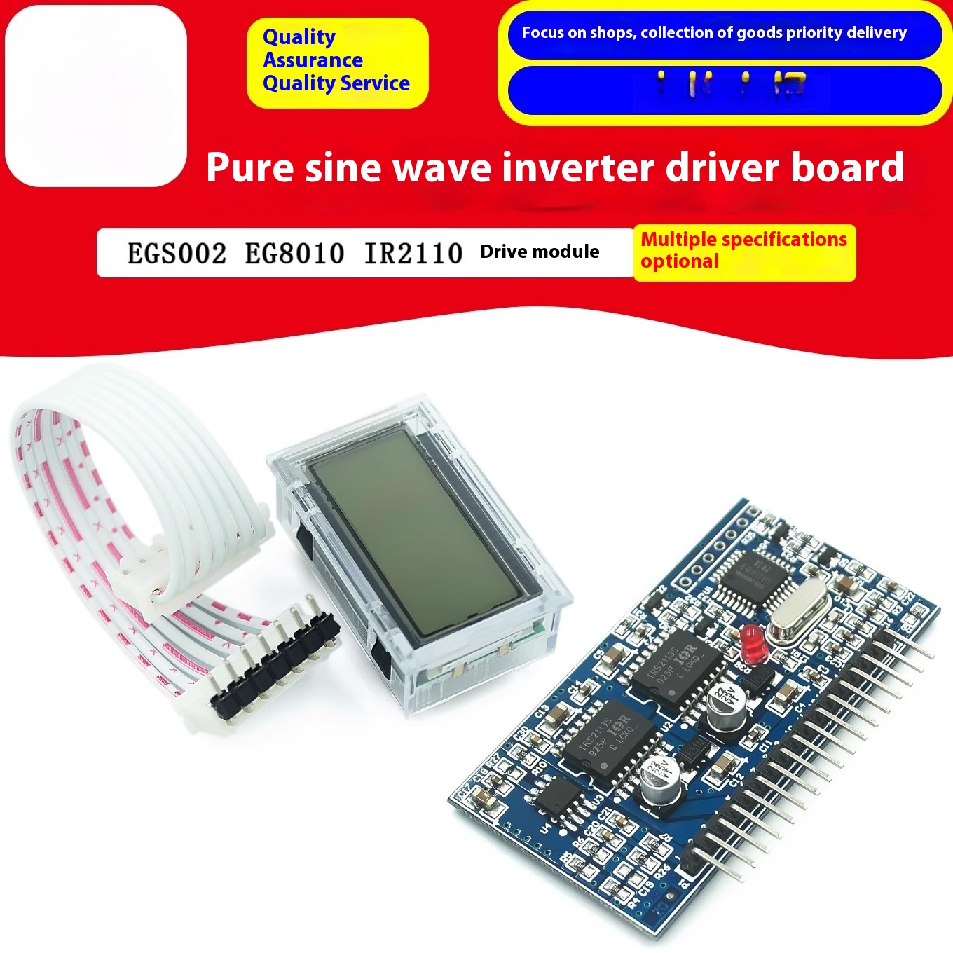 Płyta sterownika falownika czy – Egs002 Pure Sine Wave Inverter Driver Board recenzja i cena