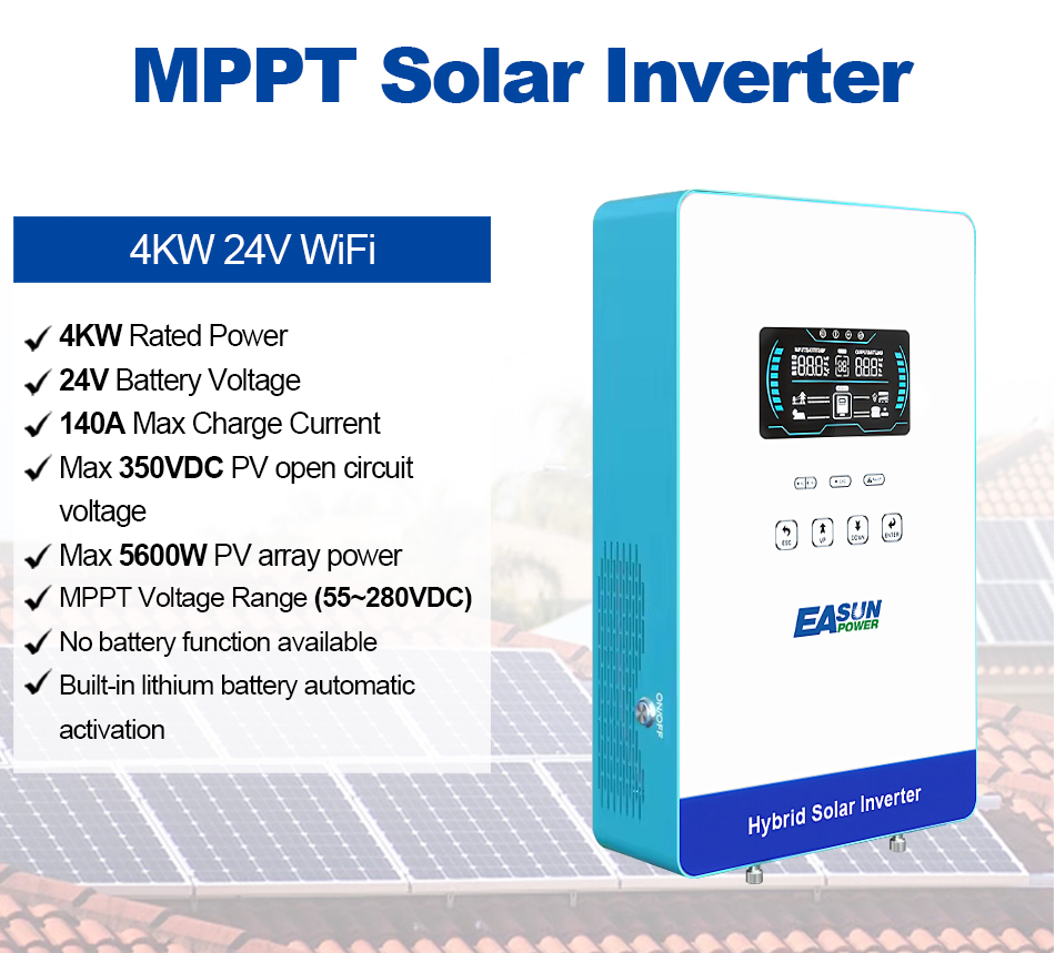 EASUN POWER 4KW 110V Off Grid  – Grid Tie Inverter Limiter 2000W recenzja i cena