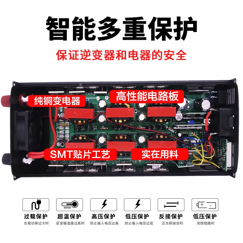Wysokiej mocy falownik sinusoi – Pure Sine Wave Inverter 5000W 48V 220V recenzja i cena